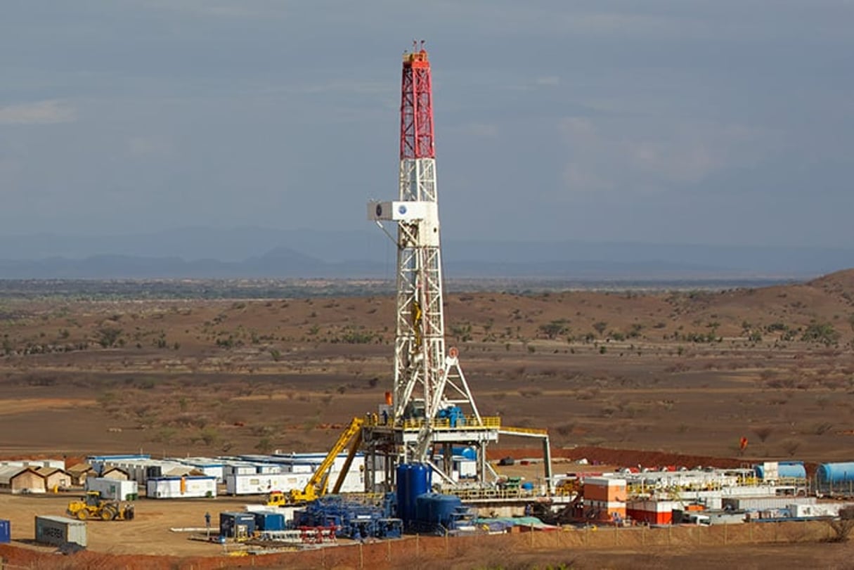 Site d’exploration de Tullow Oil dans le bassin South Lokichar, au Kenya. © Tullow Oil