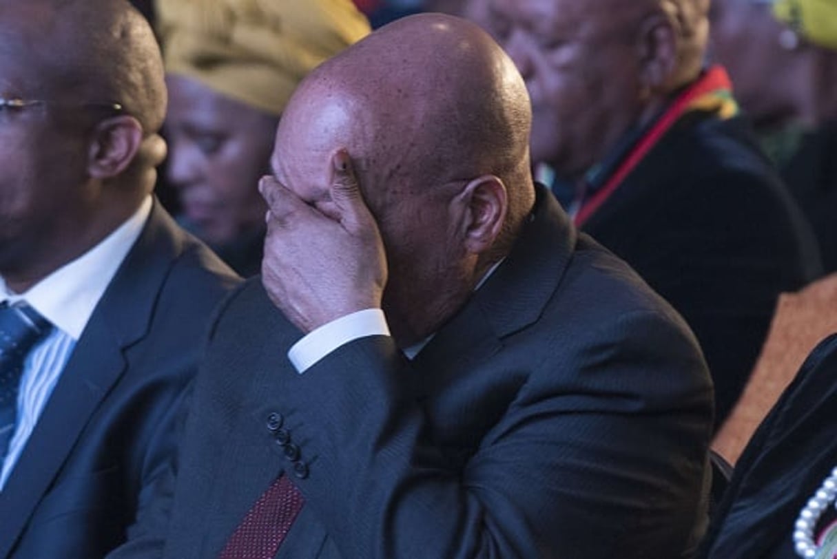 Jacob Zuma perd de plus en plus de crédit auprès des militants de l’ANC, le parti au pouvoir. Photo prise le 6 août 2016. © Herman Verwey/AP/SIPA