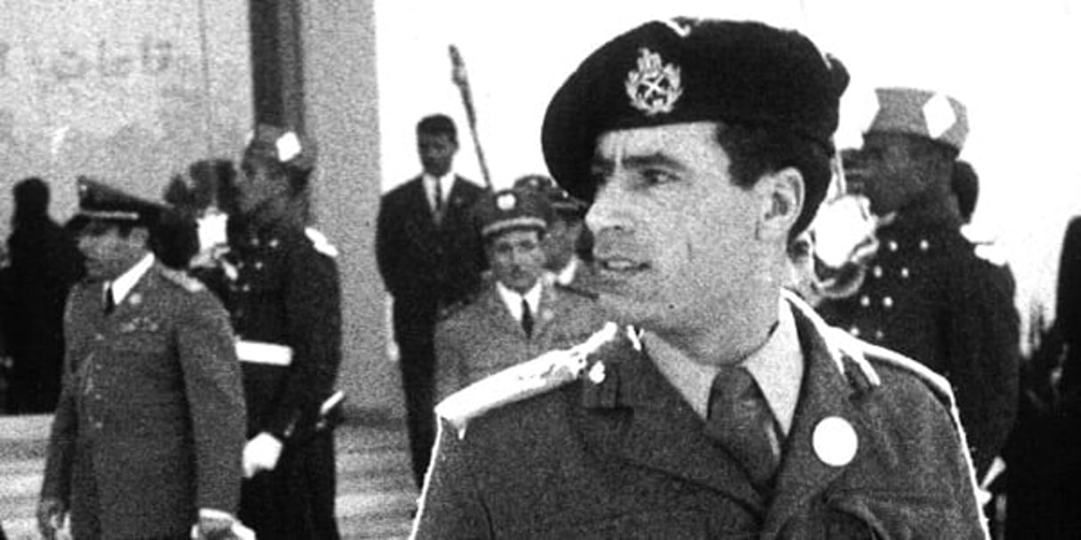 Le colonel Mouammar Kadhafi. © ARCHIVES JA