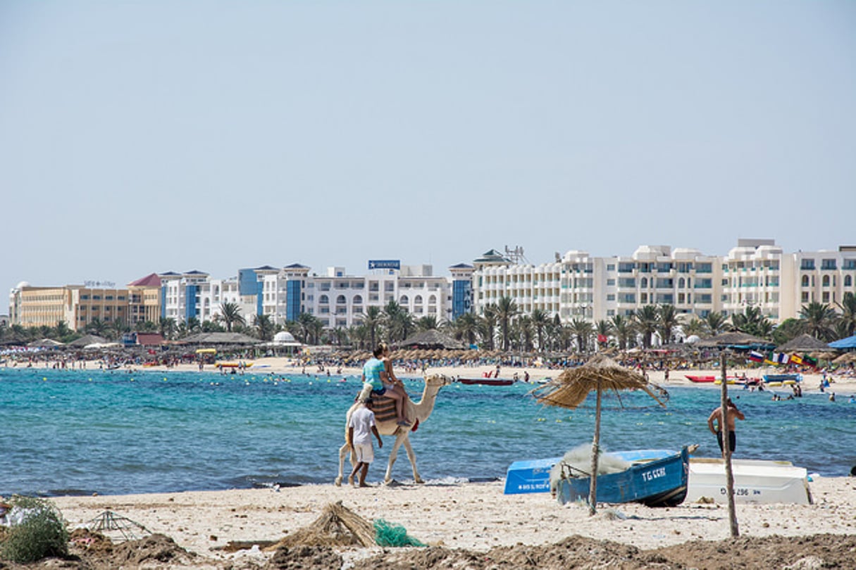 La station balnéaire de Hammamet, prisée aussi bien par les Tunisiens que les étrangers. © Crosa/Flickr