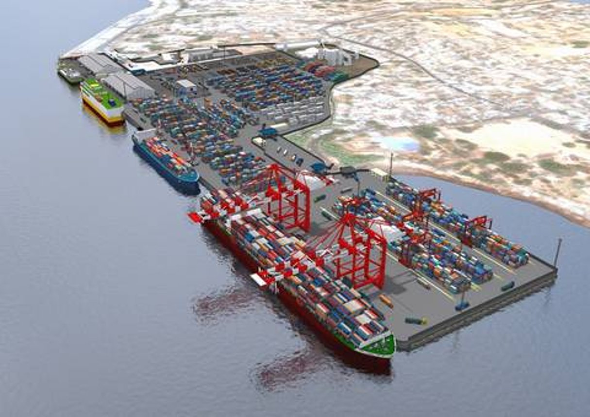 Eiffage Génie Civil a été retenue pour la réalisation de l’extension du port de Freetown. © www.bollore-africa-logistics.com