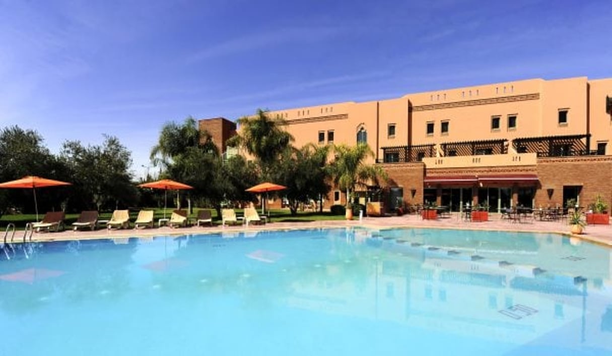 L’hôtel de Marrakech, l’un des 40 établissements dont le groupe dispose sur le continent. © BABBA