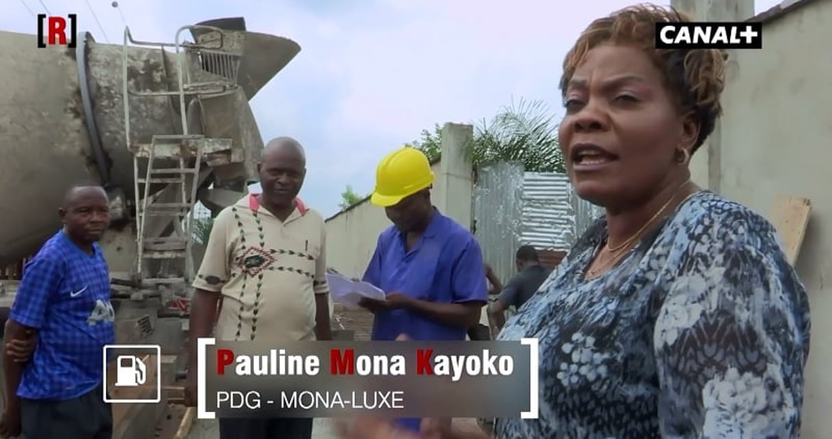 Pauline Mona Kayoko dans l’émission « Réussite ». © Extrait de l’émission « Réussite » coproduite par le groupe Jeune Afrique, Canal + et Galaxie presse.