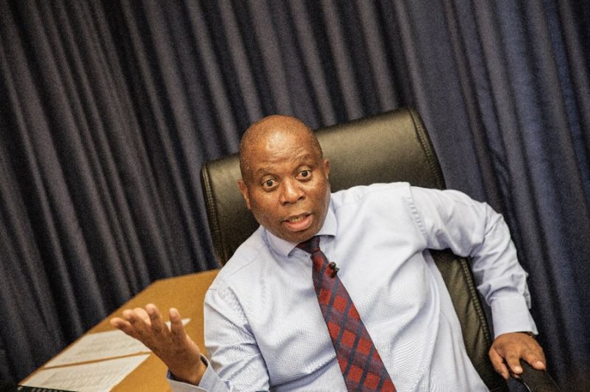 Herman Mashaba, alors maire de Johannesburg. © AFP