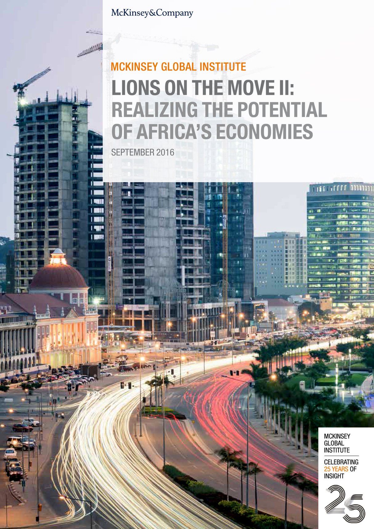 « L’heure des lions : l’Afrique à l’aube d’une croissance pérenne », deuxième édition, publiée le 15 septembre. &copy; DR