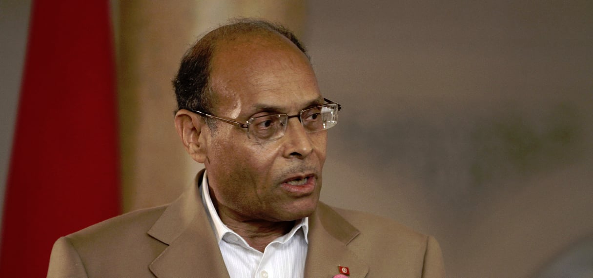 Moncef Marzouki, ancien président tunisien et fondateur du parti Al Irada. © Maya Alleruzzo/AP/SIPA