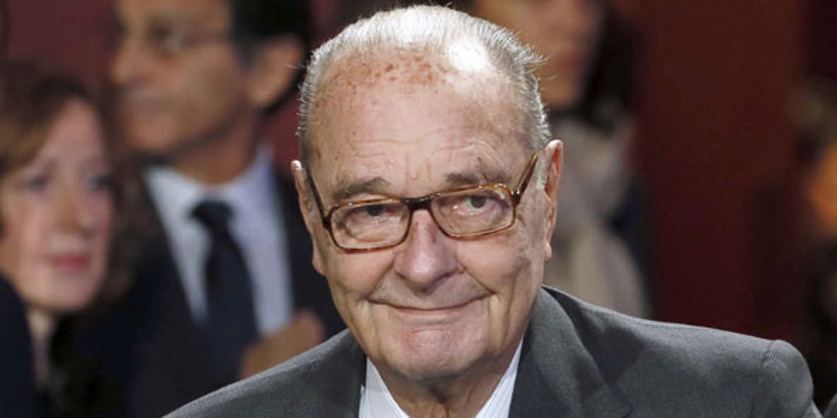 Jacques Chirac, en 2014, lors d’une cérémonie à la fondation Chirac. © Patrick Kovarik/AP/SIPA