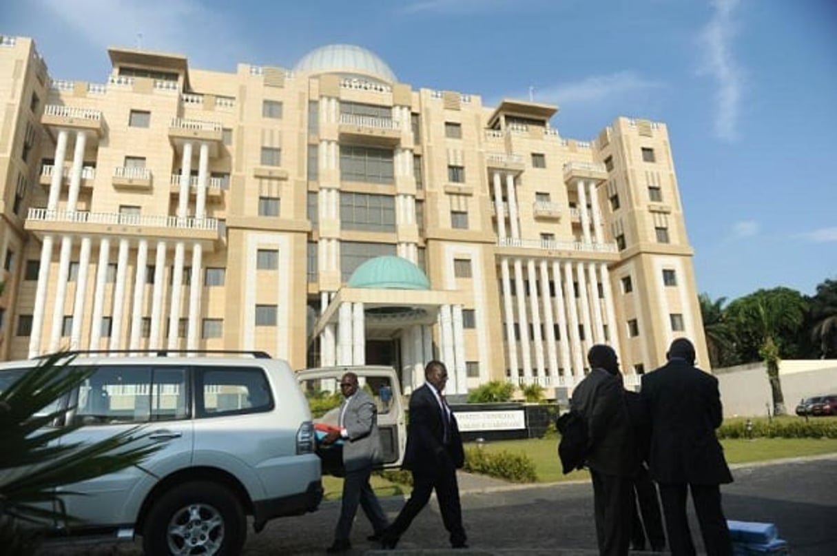 Le bâtiment de la Cour constitutionnelle à Libreville, le 22 septembre 2016 au Gabon. © STEVE JORDAN/AFP