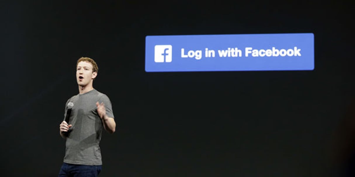 Le PDG de Facebook, Mark Zuckerberg, en 2014 à San Francisco. © Ben Margot/AP/SIPA