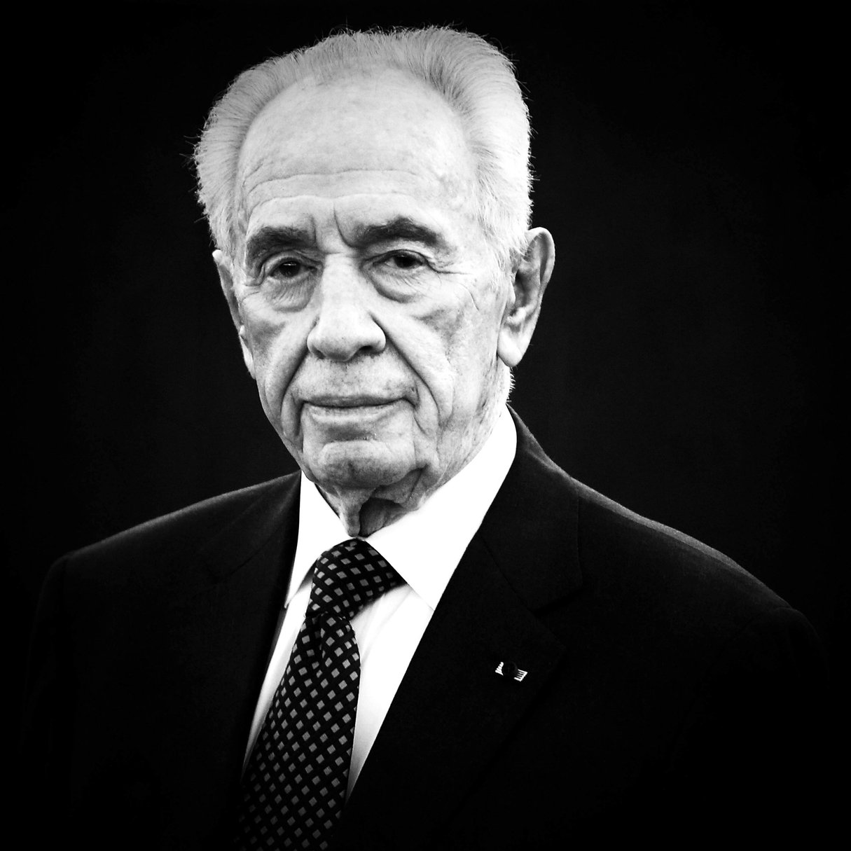 Visite de Shimon Peres, president d’Israel au Parlement Europeen de Strasbourg © Fred MARVAUX/REA