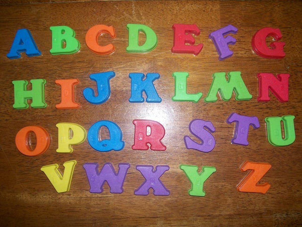 Une représentation de l’alphabet latin. © Jim Swenson/CC/Flickr