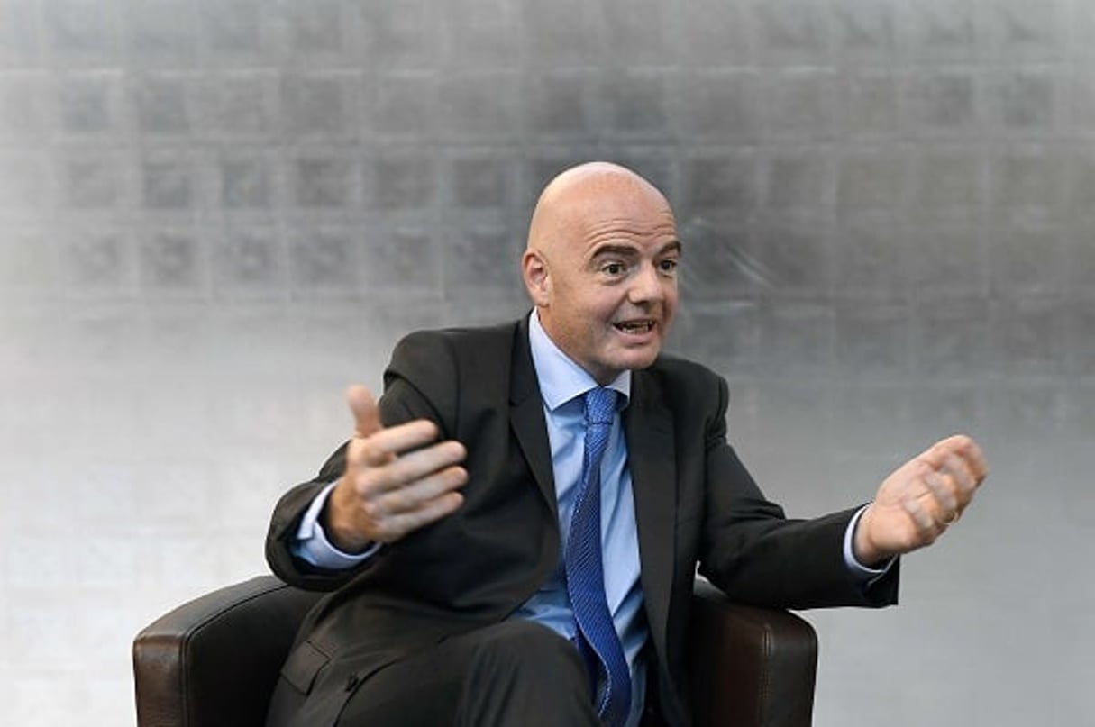 Gianni Infantino à Zurich le 16 septembre 2016. © Walter Bieri/AP/SIPA