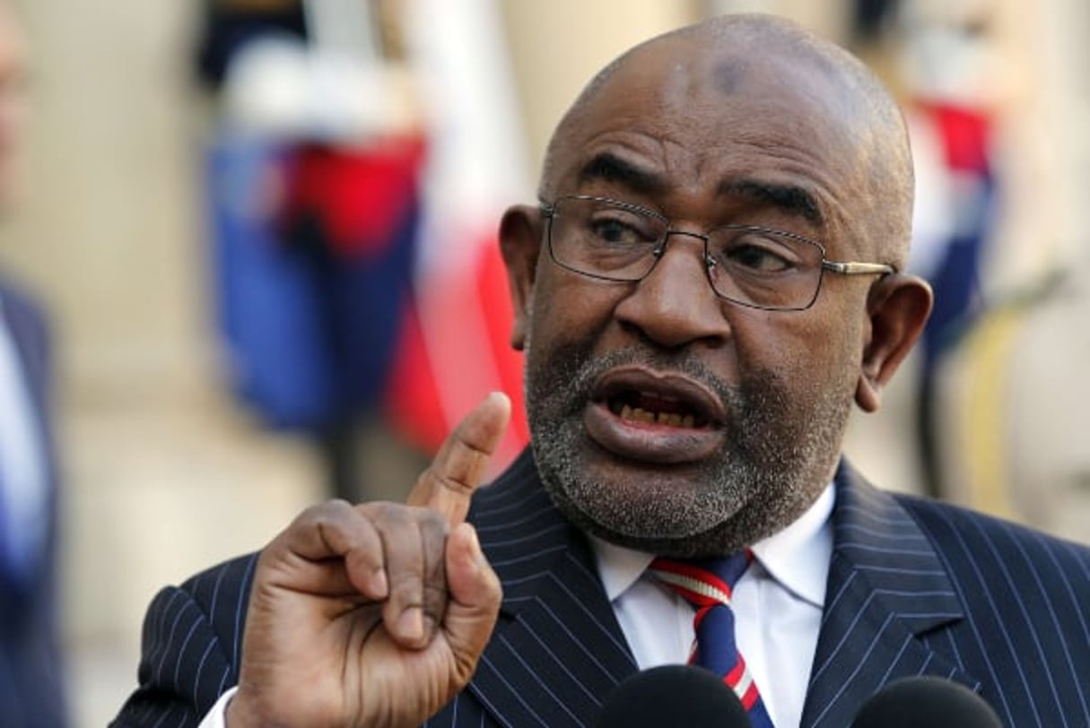 Le président des Comores Azali Assoumani à Paris en France, le 4 octobre 2016. © Christophe Ena/AP/SIPA