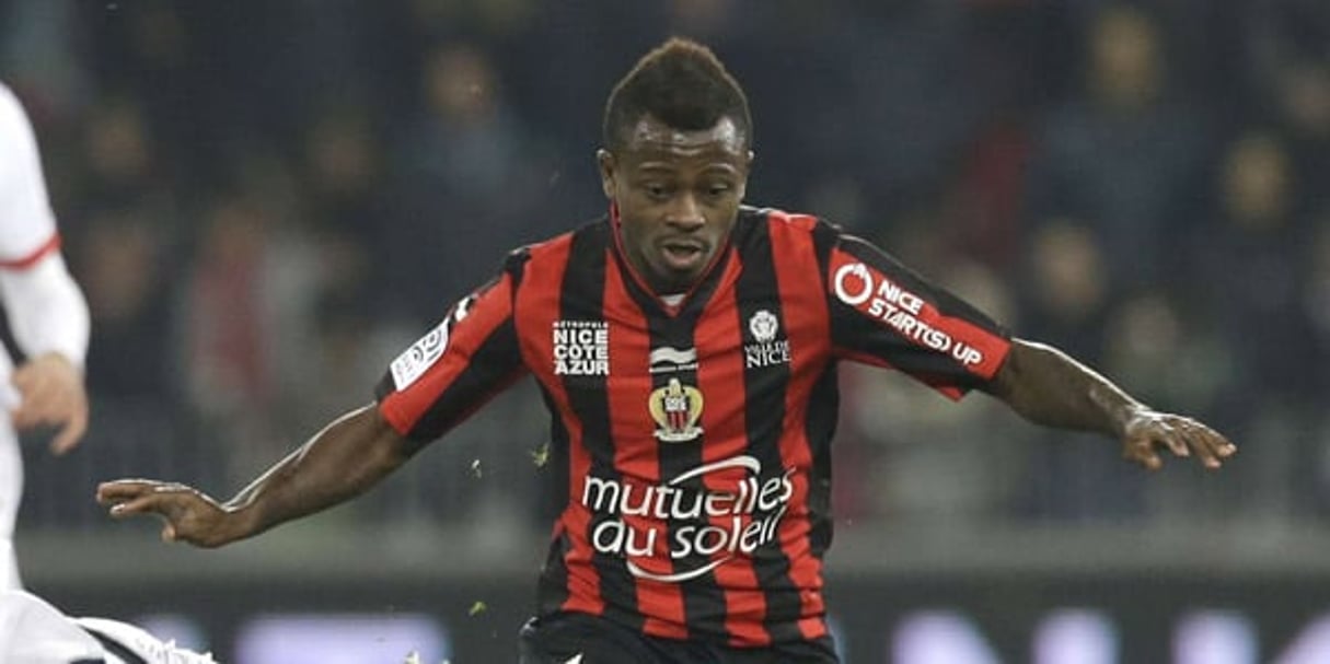 Jean-Michaël Seri lors d’un match contre le PSG, à Nice, le 4 décembre 2015. © Lionel Cironneau/AP/SIPA