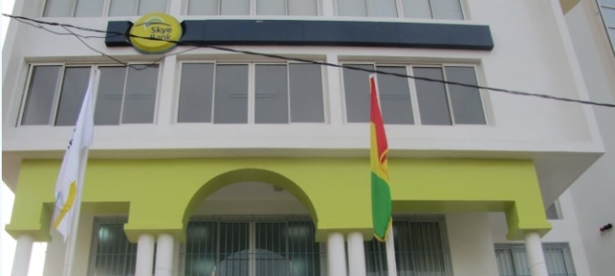 Vue d’une agence de Skye Bank, en Guinée, inaugurée en avril 2010. © DR