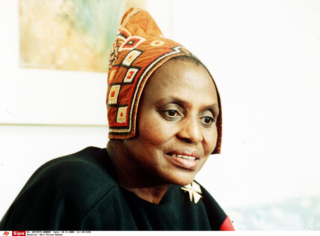 Miriam Makeba, « Mama Africa » en 1988. © AP/SIPA
