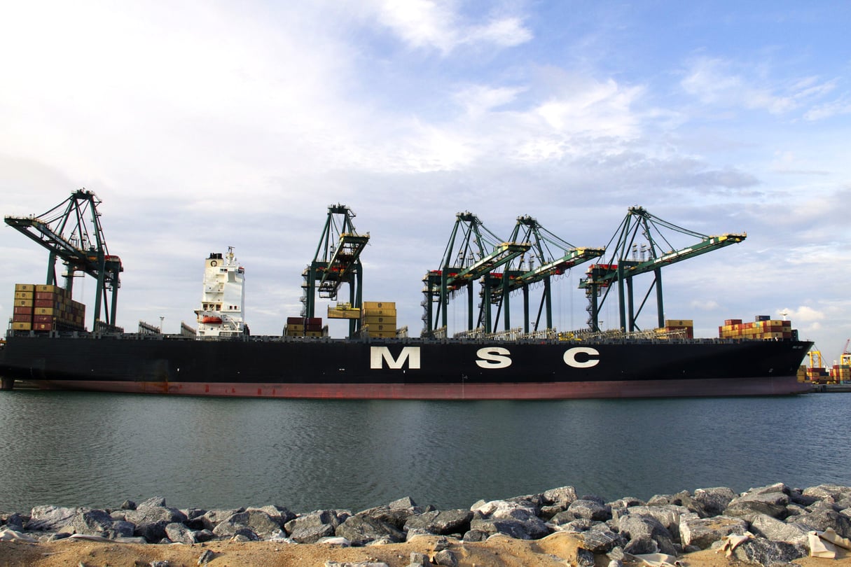 MSC a investi plus de 500 millions de dollars dans le Port autonome de Lomé. &copy; Zhang Gaiping/XINHUA-REA