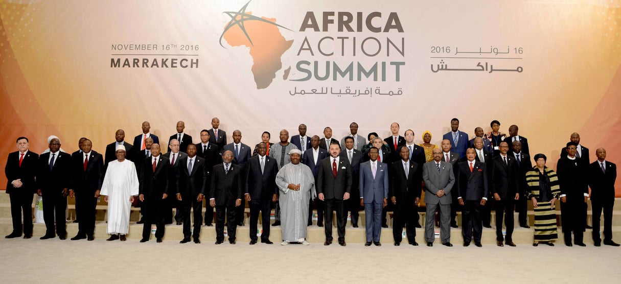 Le sommet africain de l’action a adopté une déclaration commune, mercredi 16 novembre 2016 à Marrakech, pour faire face aux changements climatiques. © Maghreb Arab Press