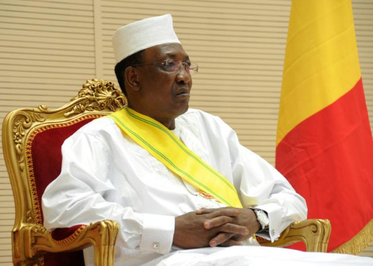 Idriss Déby Itno, le président tchadien, le 8 août 2016 à N’Djamena. © Brahim Adji/AFP