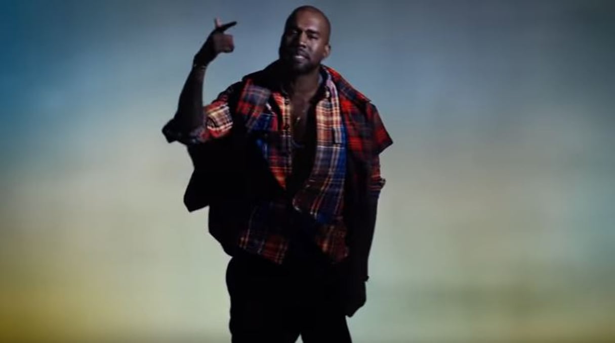 Kanye West dans le clip Bound 2. © Capture d’écran YouTube