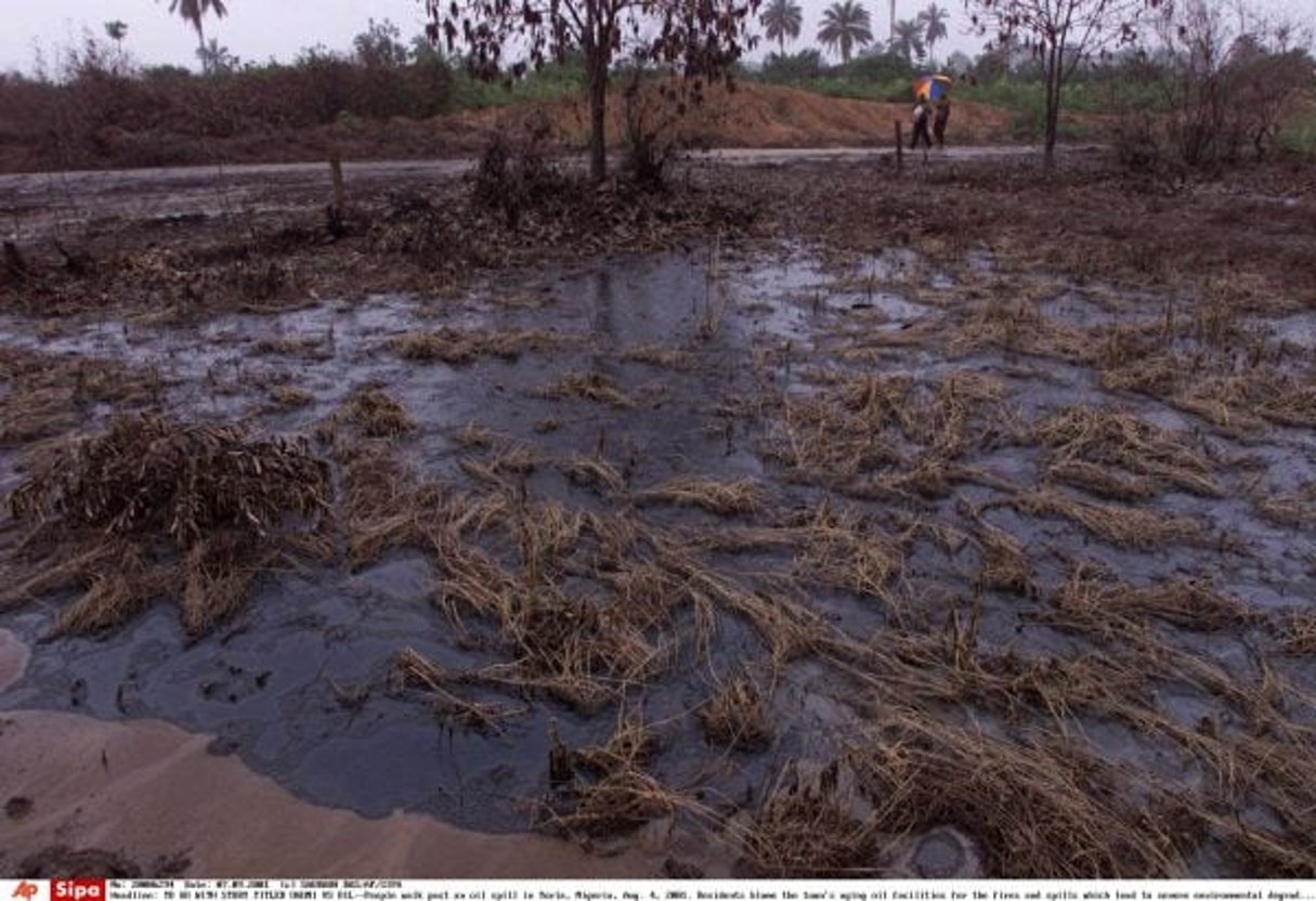 Les conséquences environnementales de l’extraction du pétrole ont été désastreuses dans certaines régions du Nigeria © SAURABH DAS/AP/SIPA