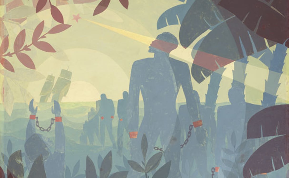 Peinture de Aaron Douglas © Musée du Quai Branly