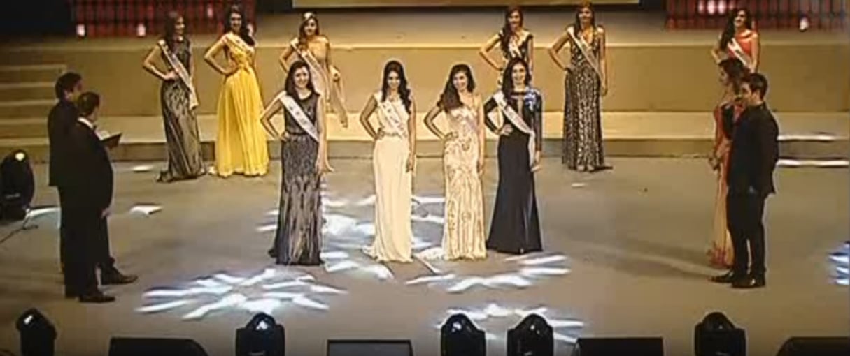 Concours de Miss Tunisie 2015. © Capture d’écran/Watania Replay/Youtube