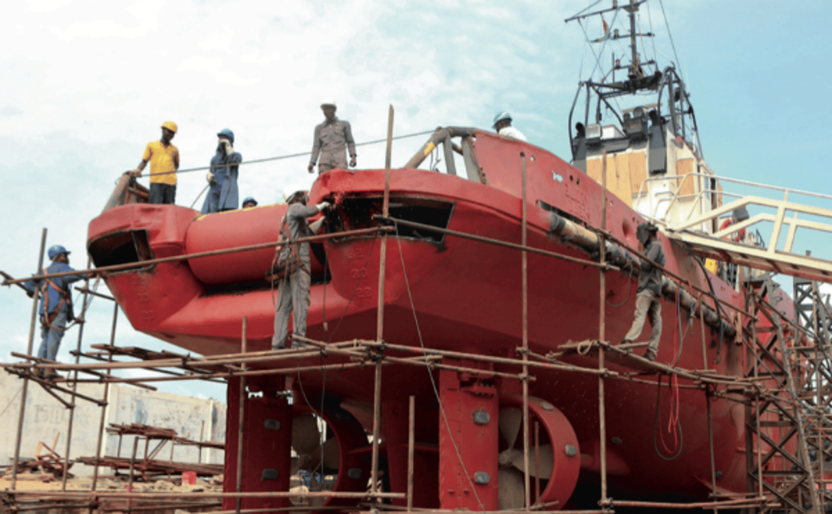 ￼Otam restaure des navires depuis fin 1989. © EMMANUEL PITA/APRESENT POUR JA