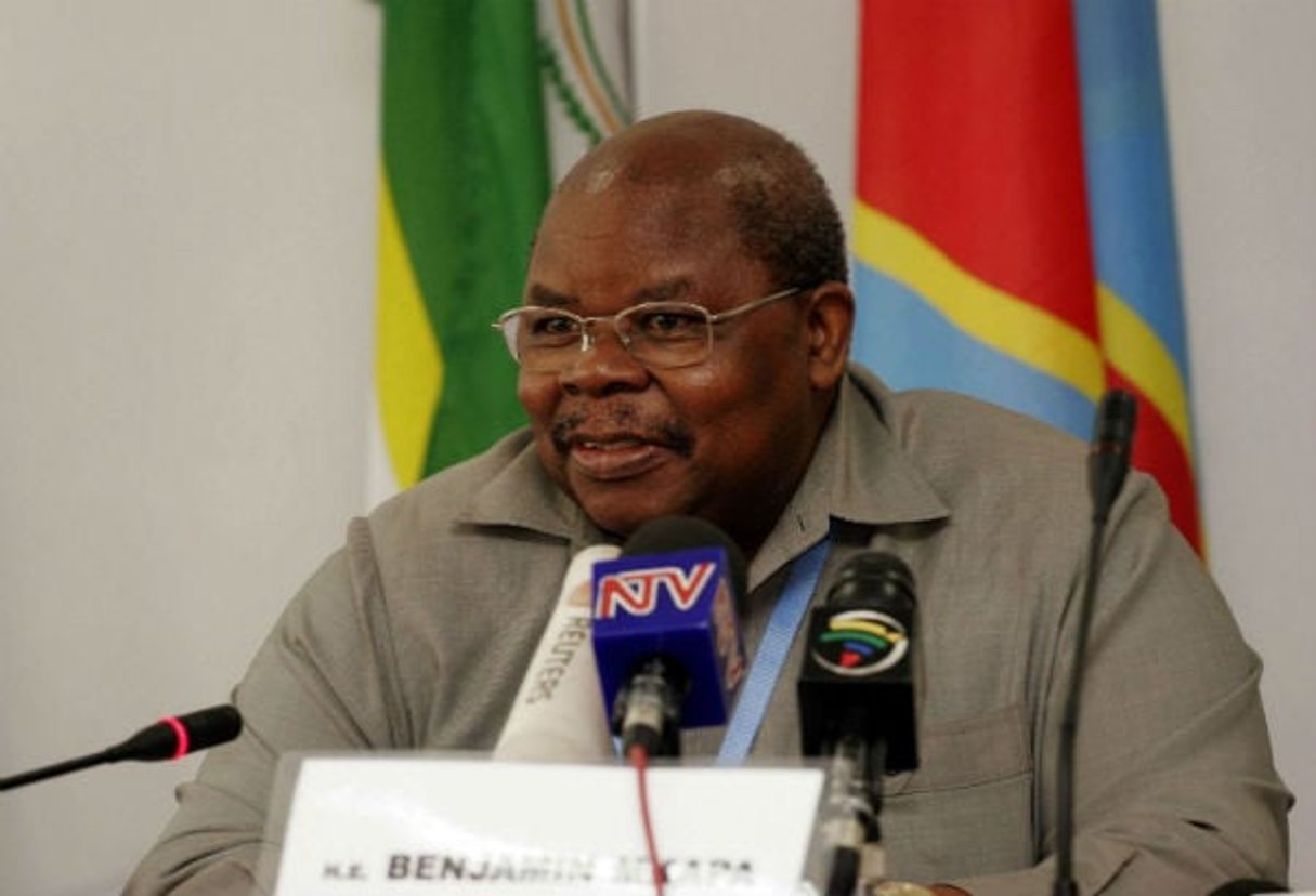 L’ancien président tanzanien Benjamin Mkapa, à Nairobi le 7 janvier 2009. © KHALIL SENOSI/AP/SIPA