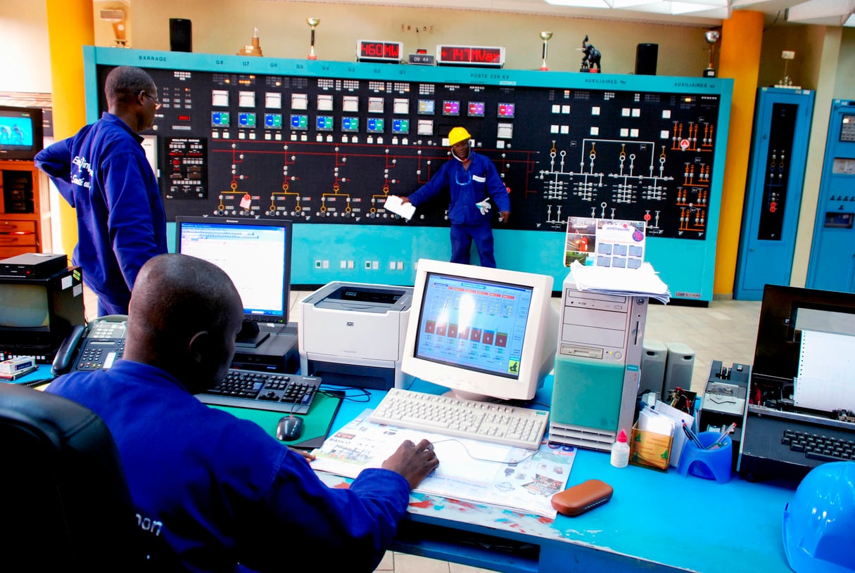 Salle de commande du fournisseur camerounais Eneo. © Jean Piere KEPSEU