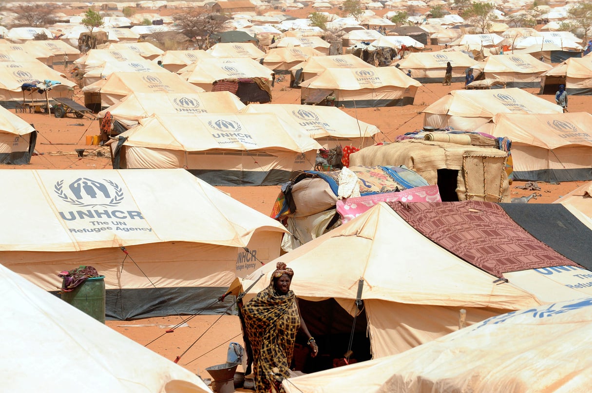 Depuis novembre, la distribution des vivres est de plus en plus irrégulière. © abdelhak senna/AFP