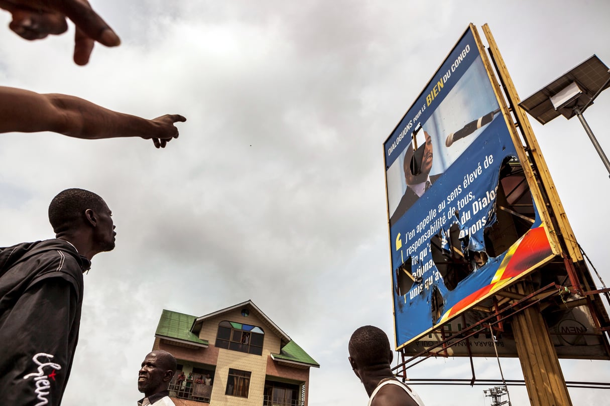 Les manifestations anti-Kabila de septembre ont été réprimées dans le sang. C’est cette violence que l’UE et les États-Unis ont voulu sanctionner. © EDUARDO SOTERAS/AFP