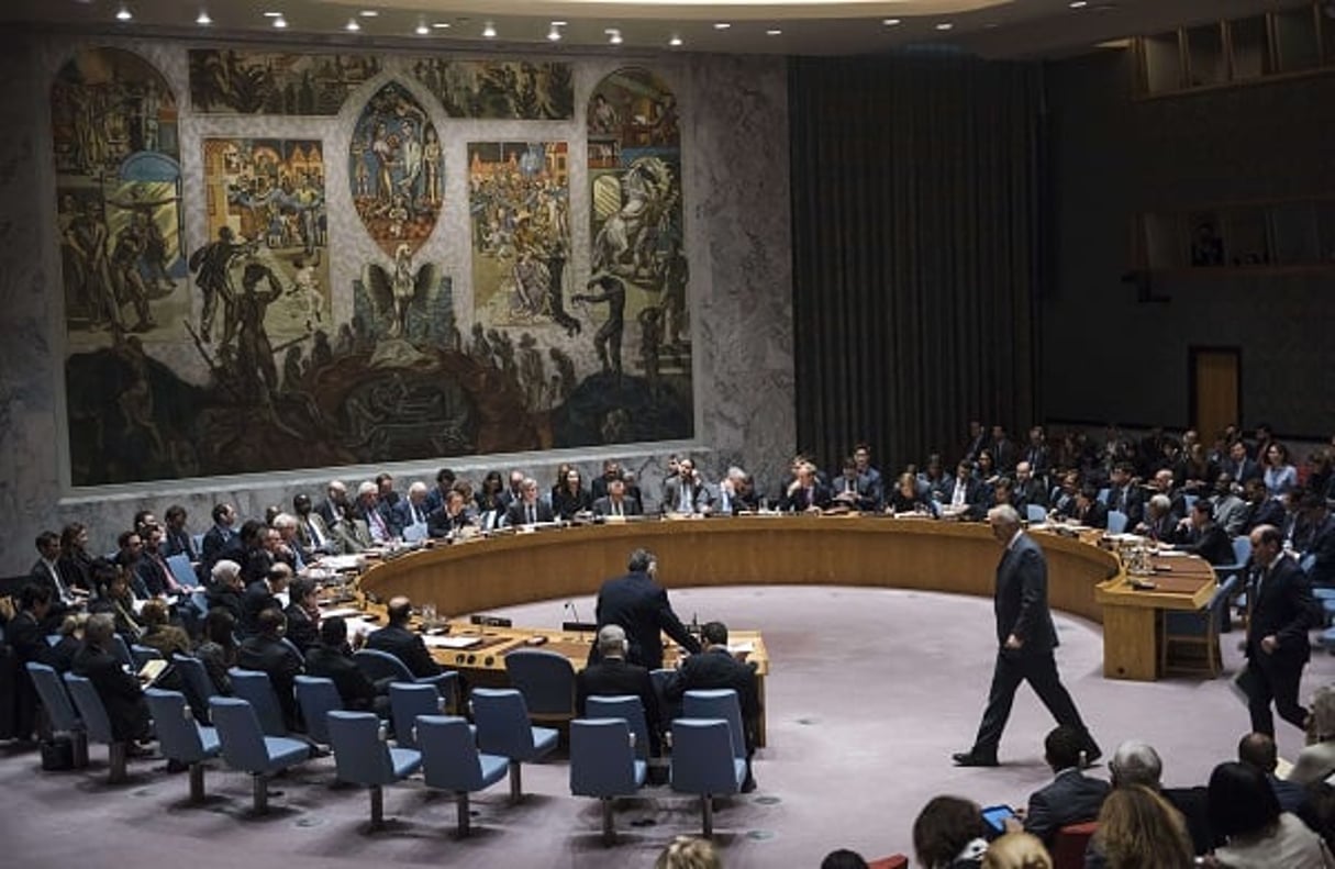 Le Conseil de sécurité de l’ONU, le 13 décembre 2016. © Amanda Voisard/AP/SIPA