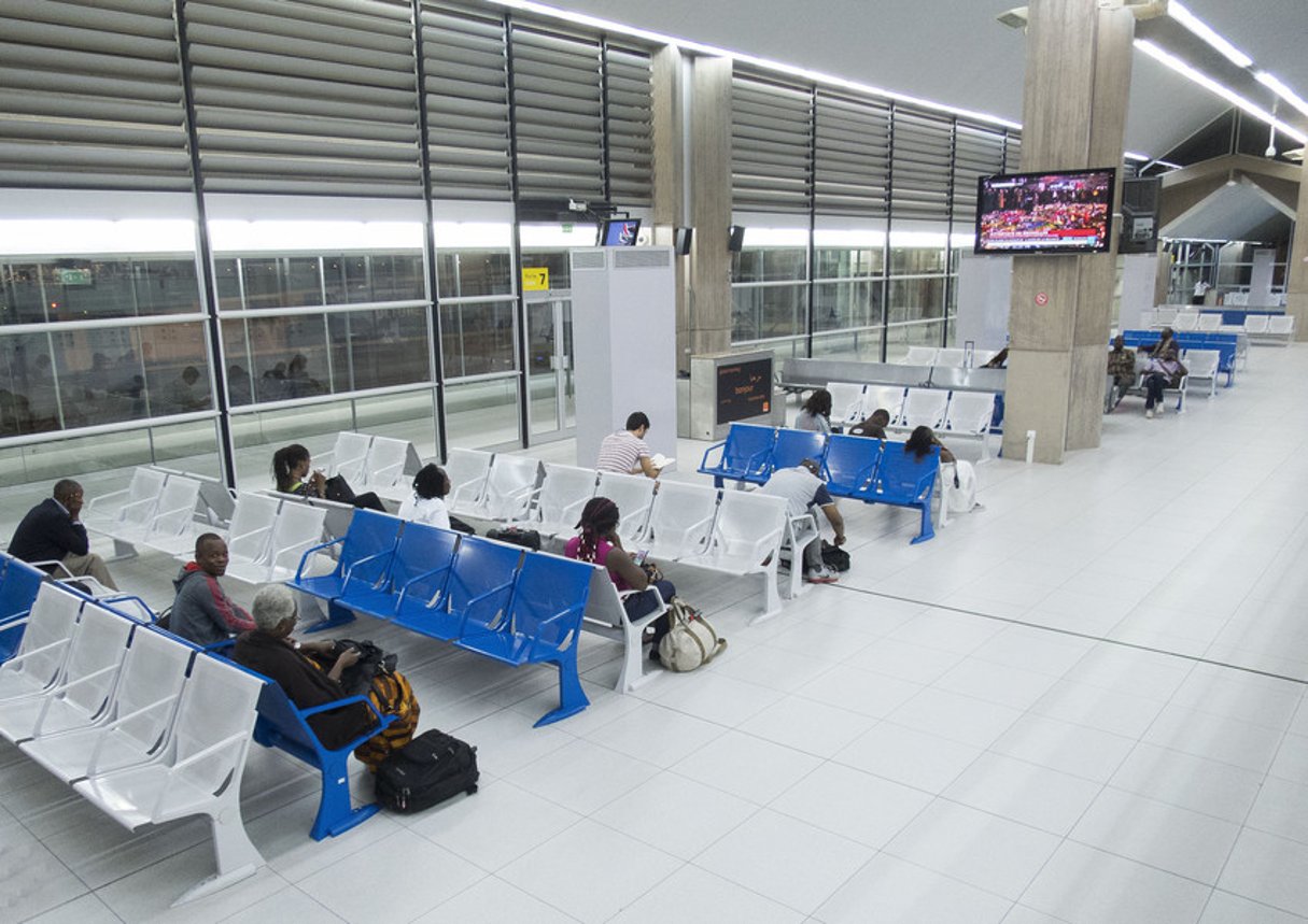 Aéroport d’Abidjan, Côte d’Ivoire. Mars 2016. © Jacques Torregano pour JA