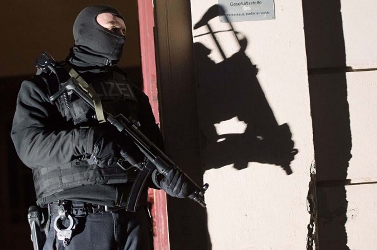 Un officier des forces spéciales allemandes en 2015. © Lukas Schulze/AP/SIPA