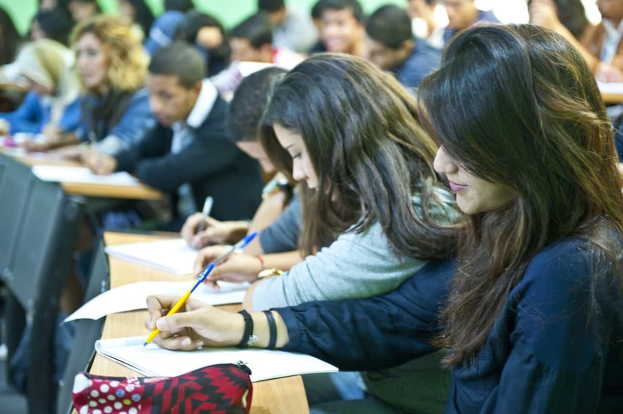 Dans une salle de classe à Casablanca, au Maroc, le 22 octobre 2012. (photo d’illustration) © Hassan Ouazzani pour Jeune Afrique