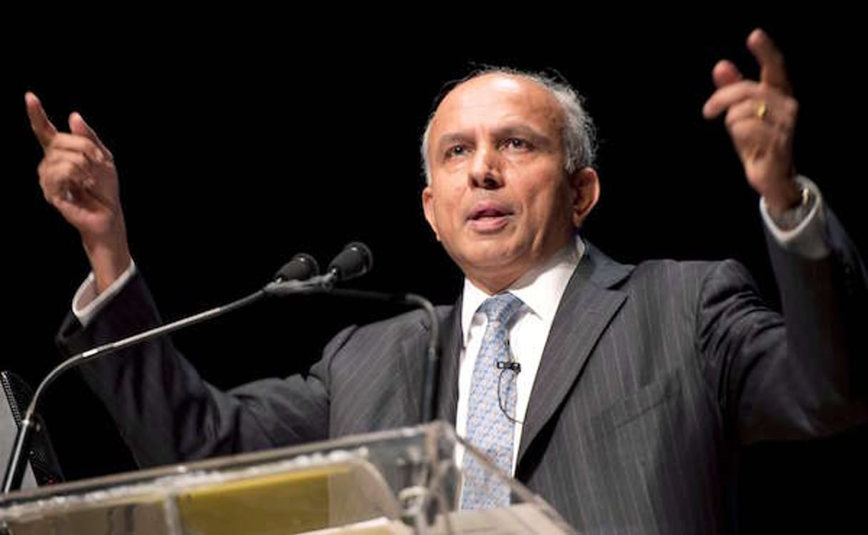 Prem Watsa, le président de Fairfax Financial, le 11 avril 2013. © Frank Gunn/AP/SIPA