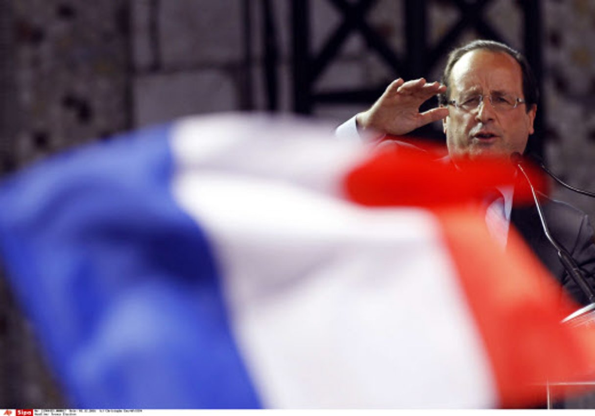 François Hollande pendant sa campagne présidentielle à Nice, le 28 mars 2012. © Christophe Ena/AP/SIPA