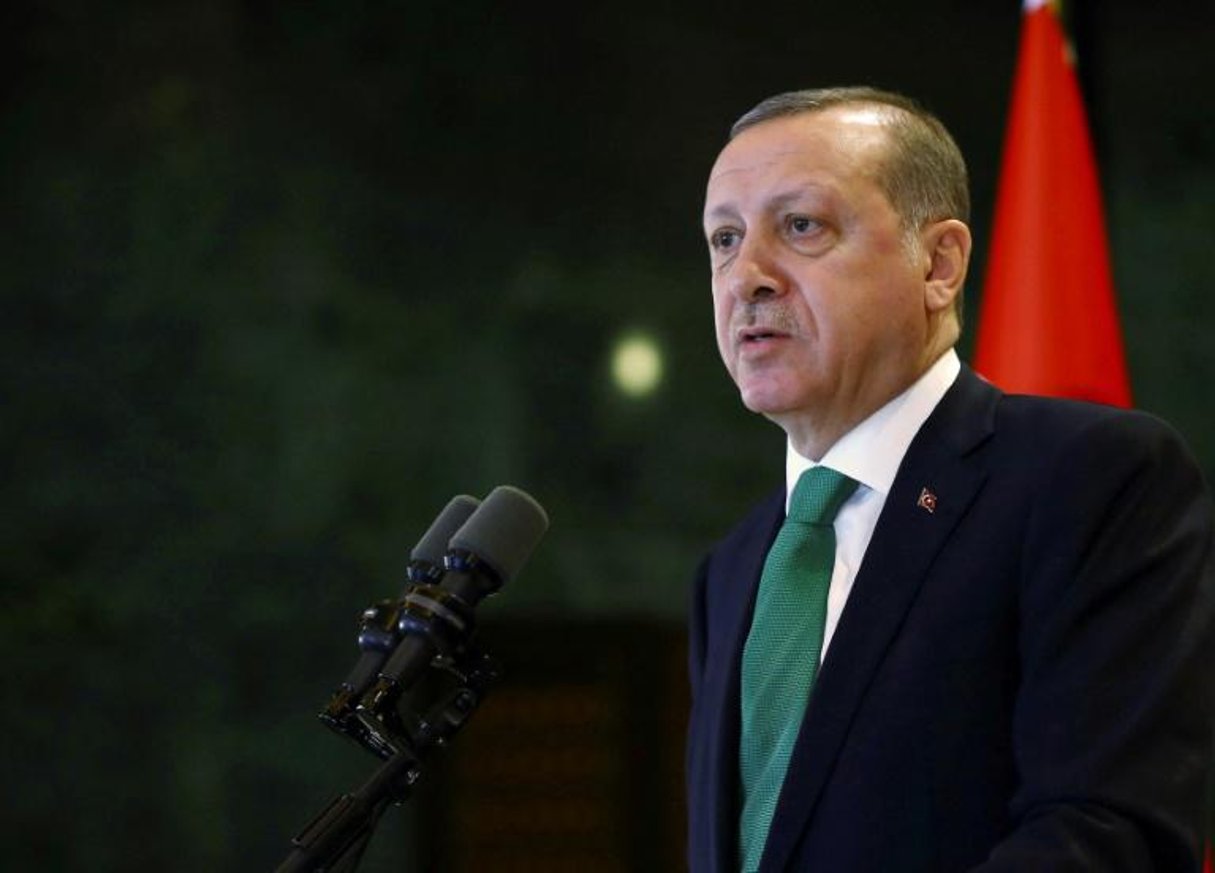 Le président turc Recep Tayyip Erdogan, le 18 janvier 2017 à Ankara. © AFP/KAYHAN OZER