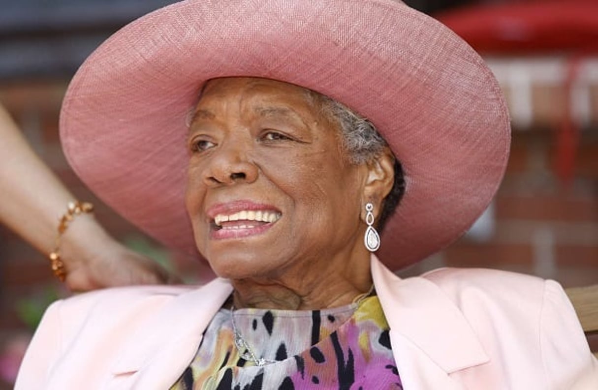 Maya Angelou chez elle, à Winston-Salem, en Caroline du Nord aux États-Unis, le 20 mai 2010. © Nell Redmond/AP/SIPA