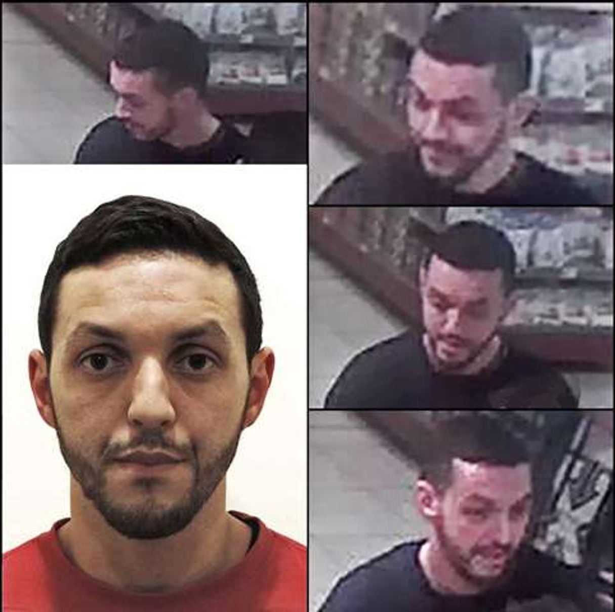 Une photographie de Mohamed Abrini diffusée par la police belge en 2015. © AP/SIPA