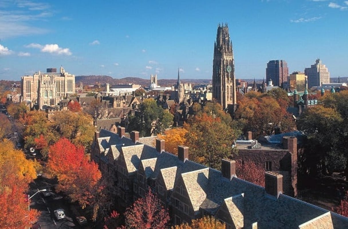 Vue aérienne du Campus de Yale. © Michael Marsland/Yale University