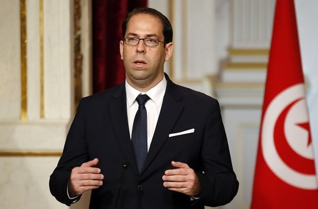 Le chef du gouvernement tunisien, Youssef Chahed, le 10 novembre 2016 © Francois Mori/AP/SIPA