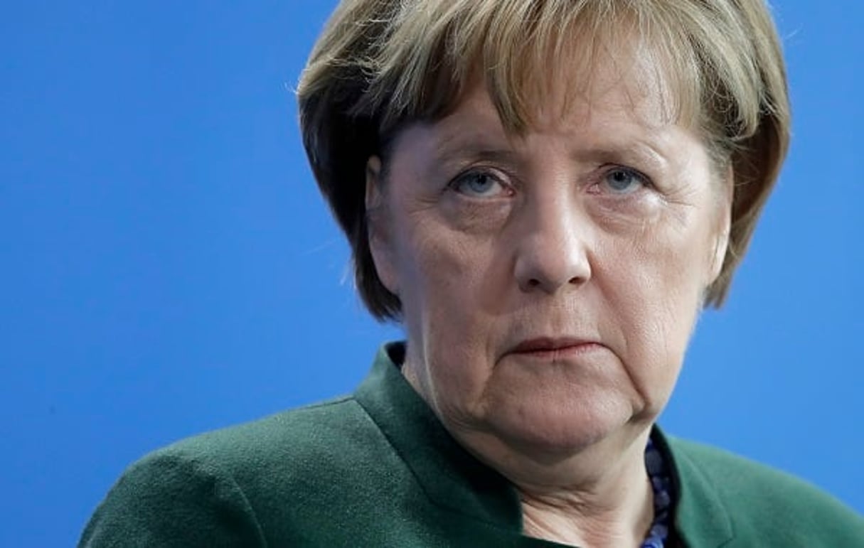 La chancelière allemande Angela Merkel le 8 février 2017. © Michael Sohn/AP/SIPA