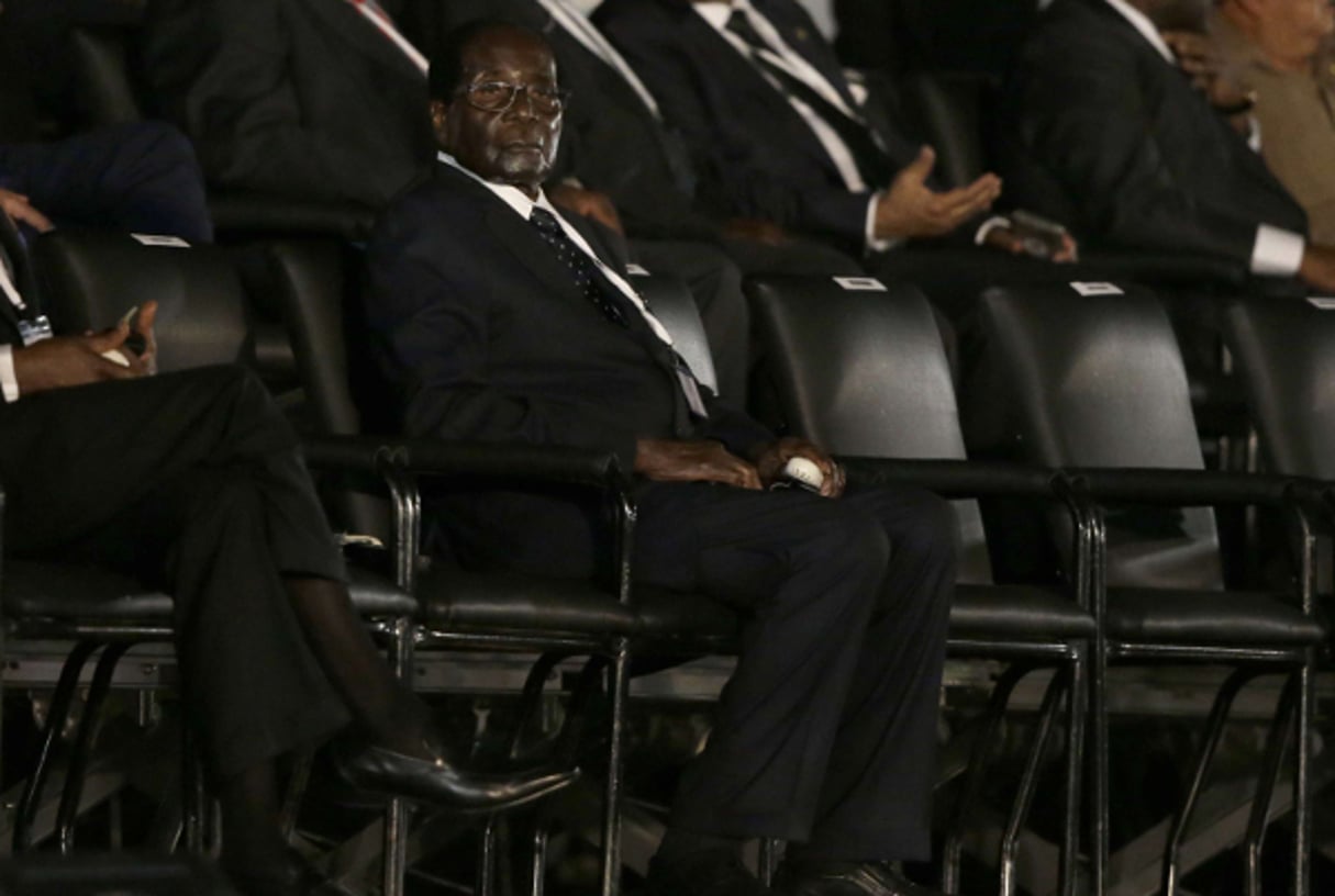 Robert Mugabe a eu 93 ans le 21 février. © Ricardo Mazalan/AP/SIPA