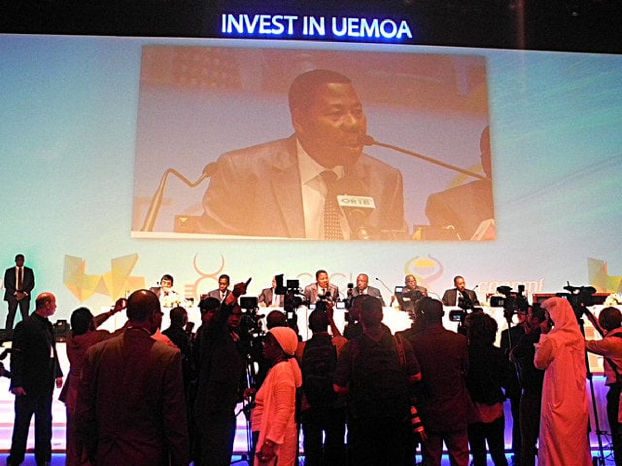 Lors du forum « Investir dans l’UEMOA », à Dubaï, le 10 septembre 2014. © Sarah Owermohle/CC/Flickr
