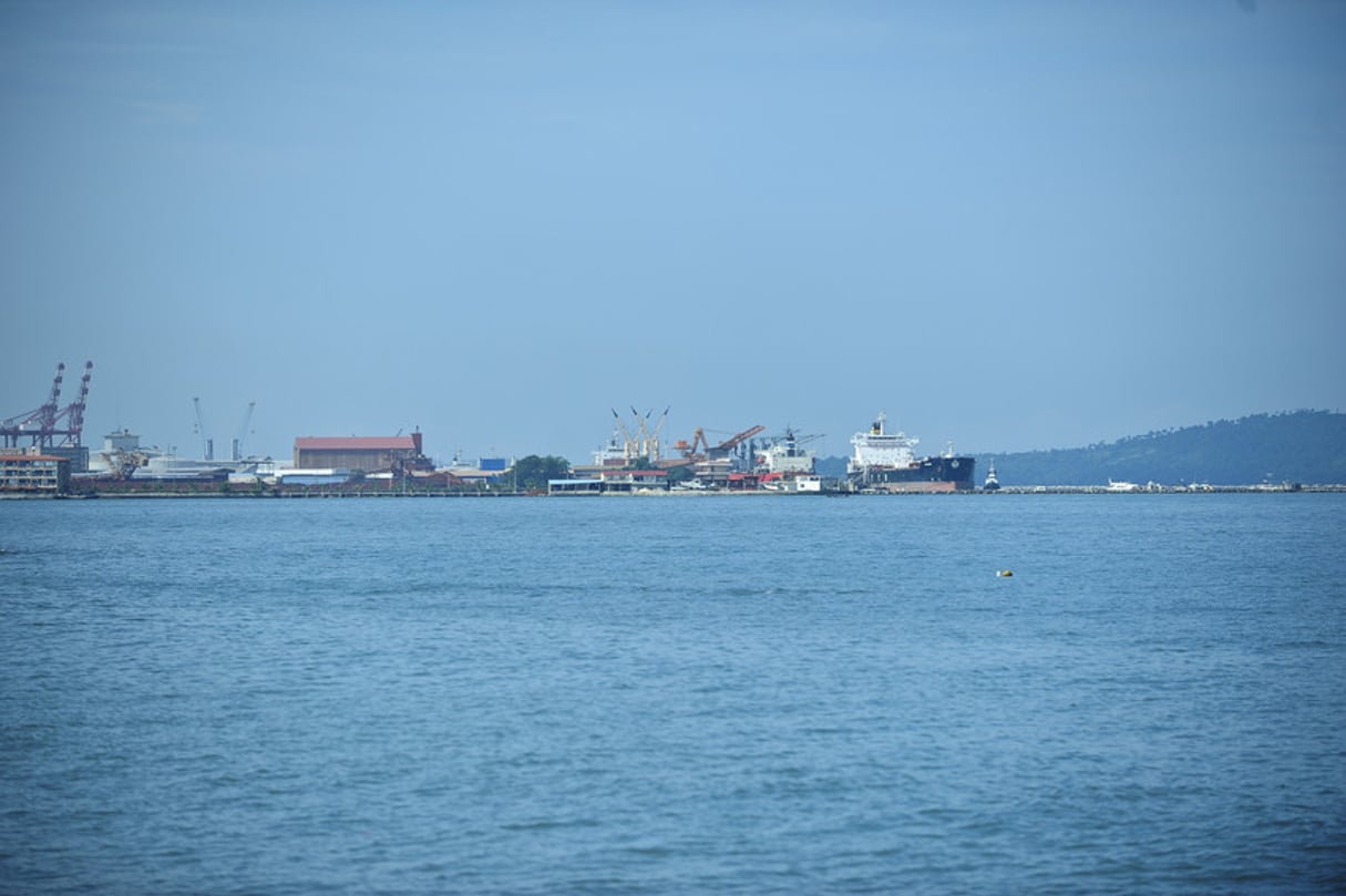 Le port autonome de Conakry en octobre 2016. © Vincent Fournier/JA