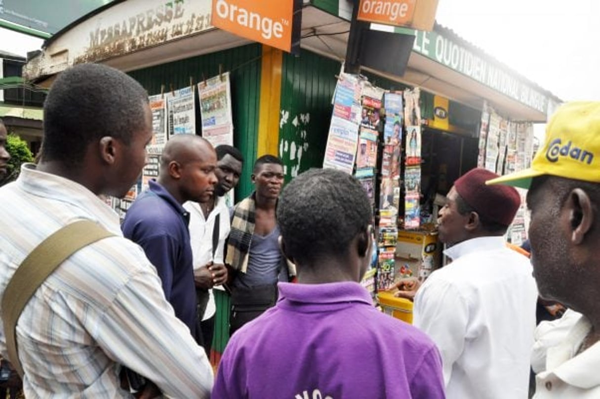 À Yaoundé, le nombre de kiosques est passé de 83 à 8 en une vingtaine d’années. © Jean Pierre Kepseu/PANAPRESS/MAXPPP