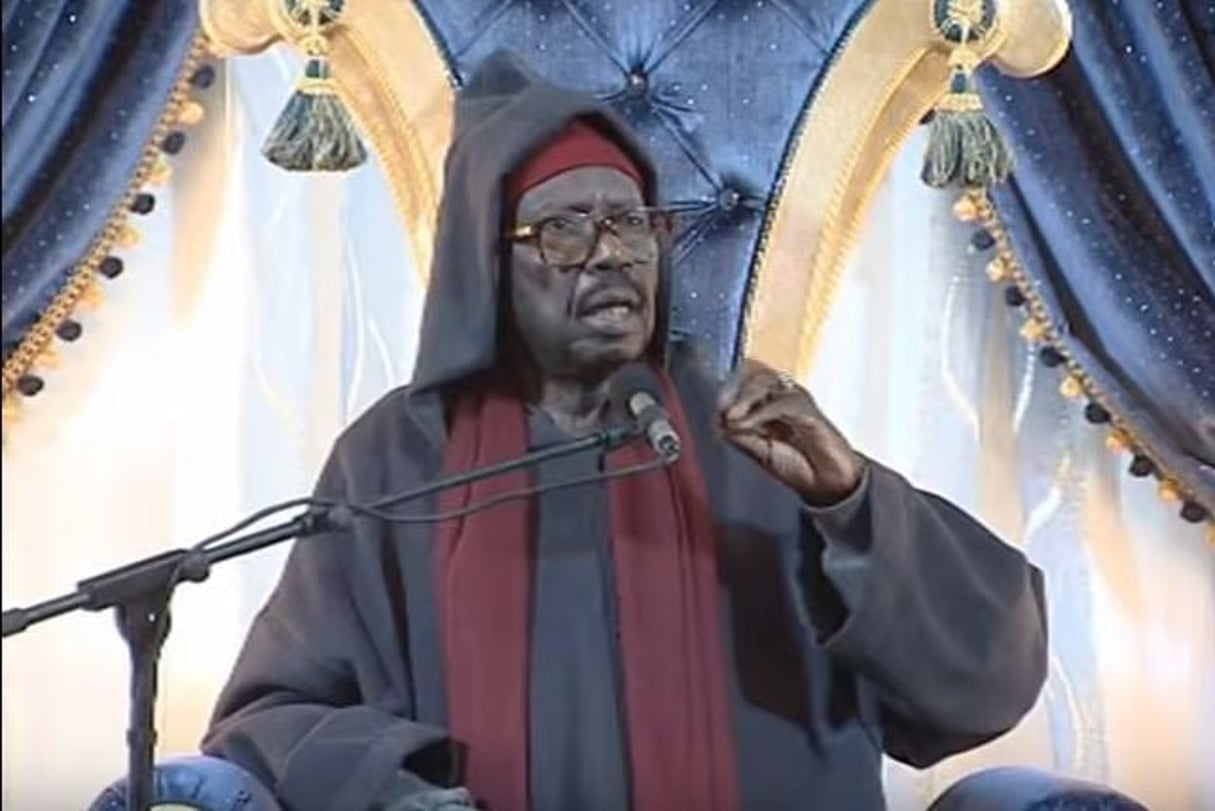 Serigne Cheikh Ahmed Tidiane Sy était khalife général des Tidjanes depuis 2012. © Ecole Franco-Arabe Dielerlou Sylla/Youtube/capture d’écran