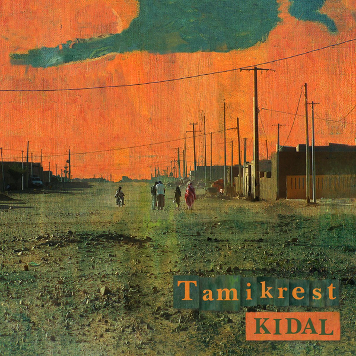 Détail de la pochette de l’album « Kidal » du groupe Tamikrest, sorti en mars 2017. © DR
